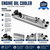 Alloggiamento Filtro Olio Motore Professionale per BMW Serie X5 X6 OE 17217553389 17217647315 Unità di Raffreddamento Stabile