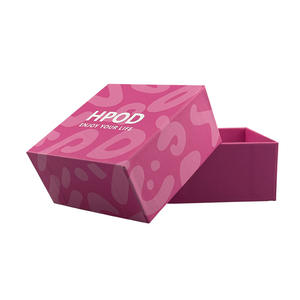 กล่องของขวัญรีไซเคิลได้กล่องของขวัญสีชมพูแข็งบรรจุภัณฑ์หรูหรากล่องของขวัญเครื่องสำอางสีชมพูกล่องบรรจุภัณฑ์ความงามแบบรีไซเคิลได้ - Product Image 5
