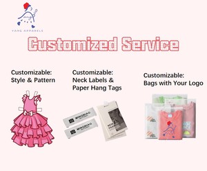 Ultimo Modello di Abito da Festa in Poliestere per Bambine <span class=keywords><strong>1</strong></span>-9 Anni, Vestito con Tulle e Applicazioni in Pizzo per Compleanno - Product Image 6