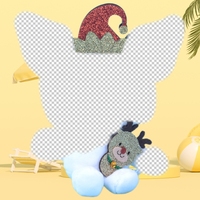 Porte-clés en peluche Kulomi de Noël de 10 cm, mini pendentif, breloque décorative, poupée anime, jouets en peluche, petits cadeaux de Noël