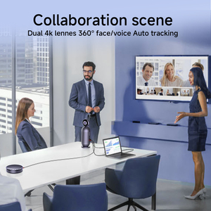 Omnidirectional USB HD 1080p <strong>Web</strong> <strong>Camera</strong> CMOS Sensor 195 Field of View for Online Conferences &amp; Video Calls in Stock - Product Image 5