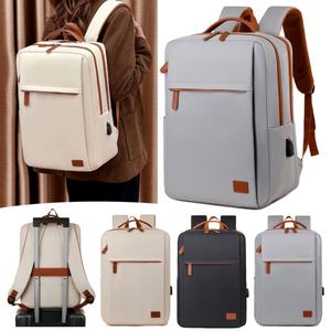 Unisex Laptop <b>Backpacks</b> With USB Charging Port <b>Large</b> Capacity Duffel <b>Backpacks</b> Outdoor Travel Business Bagpack Bags - Product Image 2