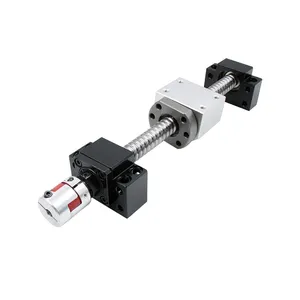 SFU2010 Kugel umlaufs pindel C7 mit end bearbeiteter Kugel mutter Mutter gehäuse DSG20 BK/BF15 End stütz kupplung Für CNC-Linear führungs modul