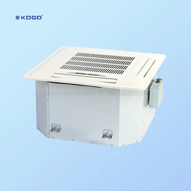 Chiller Water Hydronic 4 Way 2 Tube Fcu Ceiling Mounted Cassette Type Fancoil Fan Coil Unit Price For Central