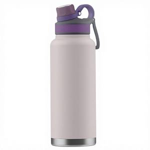 Botella de Agua Deportiva de Acero Inoxidable con Aislamiento al Vacío de Gran Capacidad (40 oz), Moderna y de Lujo, para Actividades al Aire Libre y Camping, Mantiene la Temperatura Fría o Caliente Durante 24 Horas - Product Image 1