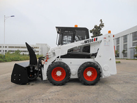 Caricatore agricolo WL35 1000kg 1ton drostatico articolato quattro ruote motrici Mini caricatore con cambio rapido in vendita