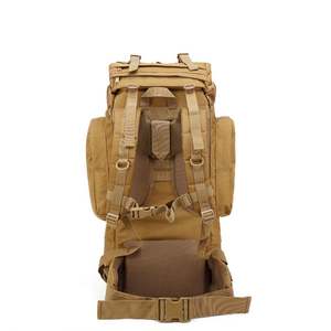 Hot Sale Custom Outdoor Waterproof 65L Hiking Survival Bag <b>Black</b> Tactical <b>Backpack</b> - Product Image 4