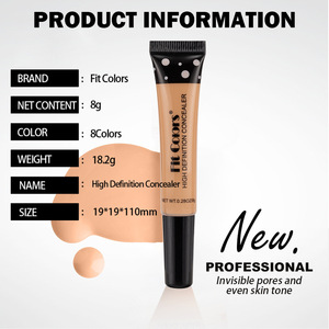 Fit Colors Correcteur Visage Foncé Correcteur Couverture Beige Taches D'acné Dissimuler Cercle Foncé Modifier 8 Couleurs Crème Commerce Assurance Femme - Product Image 3