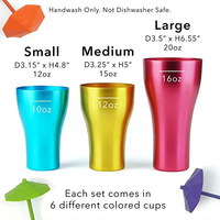 Gobelet à boisson en aluminium rouge, bleu, or, 12 oz, 15 oz, 20 oz, tasse de voyage, gobelet en aluminium, gobelet à bière, gobelet de camping, tasse à café