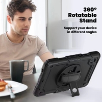Étui pour tablette en silicone et PC, résistant aux chocs et à l'eau, pour Samsung Tab A7 Lite 8,7 pouces T220 T225 2021