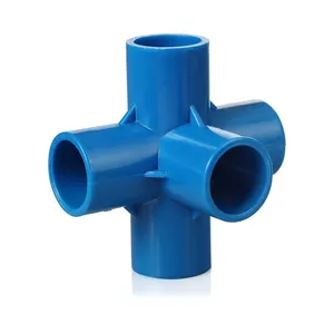 HomeKer 3 4 5 6 way pvc pipe connector Pipe Fitting 90 graus conector jardim irrigação tubo adaptador