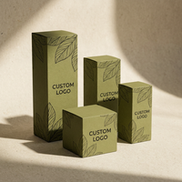 Boîte en papier cosmétique auto-élevante recyclable de qualité supérieure avec gaufrage et paillettes pour crème visage et lotion, logo personnalisé en feuille d'or, luxe