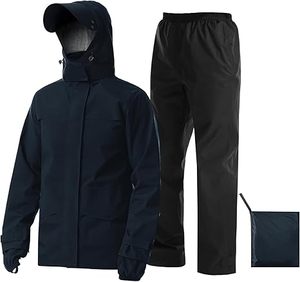 Abbigliamento Impermeabile da Uomo con Protezione di Sicurezza - Giacca e Pantaloni Traspiranti per Lavoro, Golf, Pesca, Escursionismo - Product Image 2