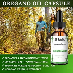 Suppléments de fibres alimentaires en marque blanche OEM/ODM, extrait d'huile d'origan, gouttes d'origan, huile d'origan liquide biologique - Product Image 4