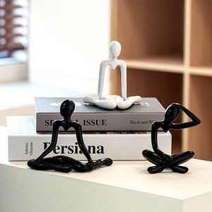 Hiện đại tối giản nhựa nhà Tư Tưởng điêu khắc Artisan-Crafted tuyên bố mảnh cho văn phòng nhà trang trí nội thất thiết kế trừu tượng cho phòng khách - Product Image 6