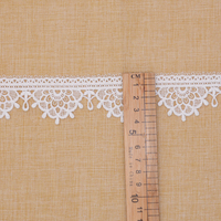 Vente en gros Coton français blanc personnalisé Broderie Venise Dentelle Garnitures pour Robes Vêtements
