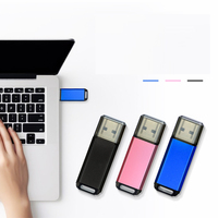 Flash Drive USB 3.0 Type-C Logo Kustom 32GB 64GB 128GB 256GB 512GB Logam Perak Dapat Diputar Baru Garansi 3 Tahun
