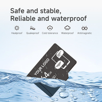 MIOMGN TF-Speicherkarte für Handys Mini SD Hochgeschwindigkeits-Klasse 10 U3 128GB Kunststoff