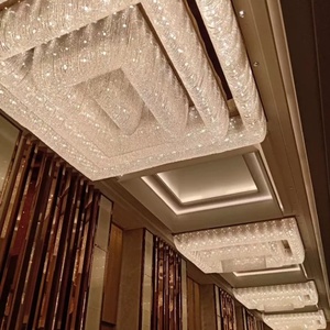 Tùy Chỉnh Phong Cách Hiện Đại Đèn Chùm Thanh Lịch Điều Khiển Từ Xa Trang Trí Chiếu Sáng Đèn Trần Cho Văn Phòng Nhà Sảnh Khách Sạn Phòng Tiệc - Product Image 1