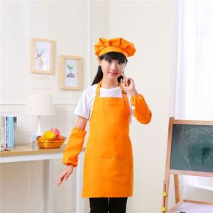 Conjunto de Gorro y Delantal de Cocina para Niñas, Ajustable, Colorido, Talla Infantil, Diseño Lindo - Product Image 3