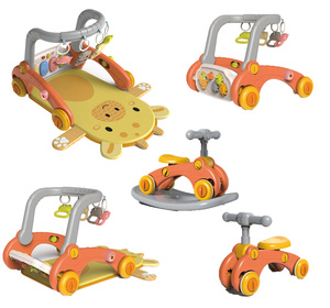 <span class=keywords><strong>Tapis</strong></span> d'éveil 6-en-1 YRB Baby avec trotteur, <span class=keywords><strong>voiture</strong></span> à enfourcher, chariot et cheval à bascule pour bébés et enfants - Product Image 2