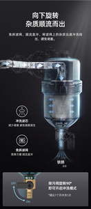 Olde Customer Favorite Transparent Body Brass Ball Valve Boiler Magnetic Filter Liquid For Central Heating
