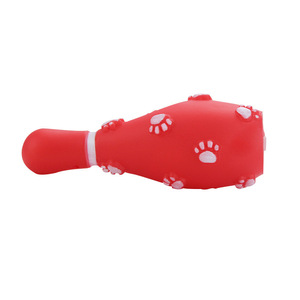 Jouet à mâcher couineur pour chiens et chats, 13x5cm, design de dessin animé en PVC, jouets pour animaux de compagnie à usage intérieur - Product Image 5