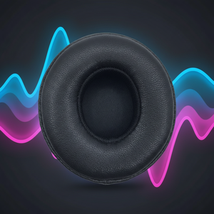 Coussinets d'oreille de remplacement en cuir d'agneau et mousse à mémoire de forme, isolation phonique, pour Beats Solo2 <span class=keywords><strong>Solo3</strong></span> - Product Image 2
