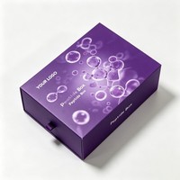 Boîte d'emballage personnalisable de luxe solide et recyclable avec design gratuit pour produits de peptides, huiles essentielles, parfums et cosmétiques