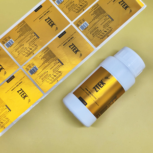 Tùy chỉnh in ấn Bopp nhãn không thấm nước dính sáng bạc dập nóng cuộn nhãn cho giày làm sạch sản phẩm - Product Image 4