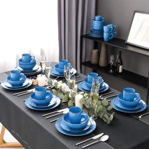 <span class=keywords><strong>Service</strong></span> de table mat Bambus, <span class=keywords><strong>service</strong></span> de table multicolore, <span class=keywords><strong>vaisselle</strong></span> en céramique de 16 pièces, <span class=keywords><strong>vaisselle</strong></span> en grès - Product Image 2