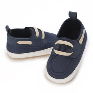 New 0-1 Year <b>Old</b> Soft-Sole Casual Low-Top <b>Baby</b> <b>Shoes</b> Toddler <b>Shoes</b> Front Step Design 11-13cm Black/Khaki - Product Image 2