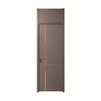 Portes intérieures de style américain de luxe de haute qualité Portes intérieures modernes Portes intérieures en bois pour maison