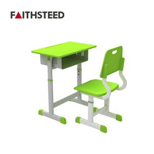 Muebles de aula universitarios de metal personalizables, escritorio y silla para niños como solución para estudiantes - Product Image 4