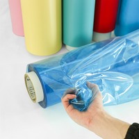 Film plastique transparent à air pour piscine, membrane en PVC gonflable doux 200 microns, usine