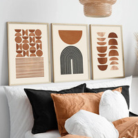 Affiches géométriques minimalistes imprimées, imperméables, écologiques, peintures abstraites sur toile, art mural pour la décoration de la maison