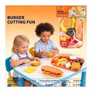 Ensemble de jouets de cuisine pour enfants, jouets de simulation de cuisine, fruits et légumes à découper, jeu de rôle éducatif pour enfants - Product Image 6
