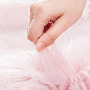 Australia Sheepskin-Like Machine Washable Microfiber Area Rug Plush Pile <strong>Chair</strong> <strong>Cover</strong> for Bedroom and Living Room - Product Image 5