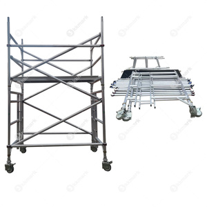 Kkmark đa năng H khung giàn giáo tháp đa năng di động nhôm cán giàn giáo cho tòa nhà cao tầng - Product Image 1