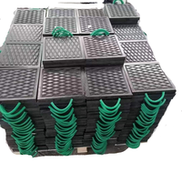 UHMWPE Matériau de stabilisation à emboîtement Support/coussinets de grue Outrigr Blocs de berceau Feuilles de plastique