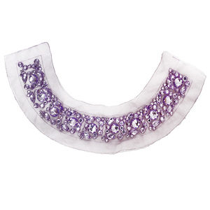 Xưởng bán buôn chất lượng cao, thêu viền tùy chỉnh, đính hạt lớn, đính sequin cho may mặc - Product Image 6