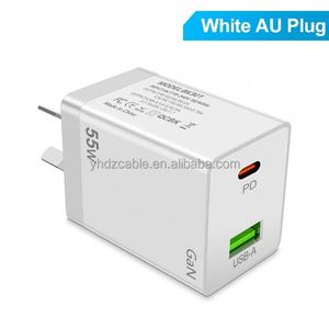 ที่ชาร์จ55W USB PD + QC3.0 USB ชาร์จเร็วที่ชาร์จติดผนังปลั๊ก EU US ที่ชาร์จติดผนังสำหรับ iPhone 15 14 13 - Product Image 6