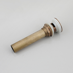 Jieni Antique Brass phòng tắm 1/2 "vòi tàu gốm lưu vực bồn rửa Pop Up cống trên dòng chảy lắp ráp - Product Image 3