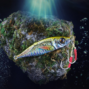LETOYO Leurre de gabarit en diamant à impression 3D 7g-80g <span class=keywords><strong>LITTLE</strong></span> <span class=keywords><strong>JACK</strong></span> Leurre de pêche en mer pour lancer à terre Appât de gabarit en plomb à pas lent - Product Image 2