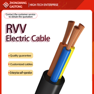 Câble flexible en PVC 300/300V RVV 2x0,75mm² Fil de raccordement pour équipements internes, outils électriques et projets électriques de bricolage - Product Image 2