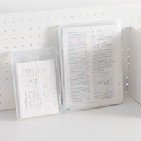 Boîtes de rangement en plastique A5 personnalisées pour le bureau, l'école et les accessoires de fournitures