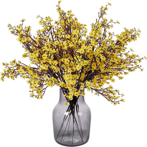 Ramo de Flores de Seda Artificial Gimonica <span class=keywords><strong>Chimonanthus</strong></span> de 5 Ramas, Decoración para el Hogar, Bodas y Eventos - Product Image 2