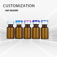 Emballage d'ampoules médicales, flacon en verre brun, flacon cosmétique, 2 ml/5 ml/10 ml/15 ml/20 ml/30 ml, flacons d'injection stériles