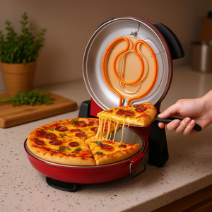 Horno Eléctrico para Pizza de 12 Pulgadas con Piedra de Cordierita, 1200W, 5 Modos de Control de Temperatura, Electrodoméstico para Hacer Pizza - Product Image 2