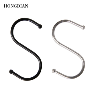HONGDIAN Supermarket Storage <strong>Racks</strong> and <strong>Display</strong> Stands S-Shape Iron <strong>Hooks</strong> and Plastic Hanging Strips Small Metal <strong>Hooks</strong> - Product Image 6